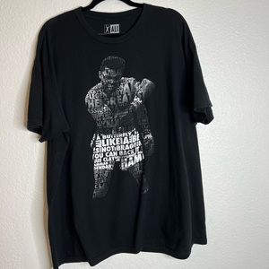 Muhammad Ali Black and White Graphic Tee